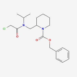 2-{[(2-Chloro-acetyl)-isopropyl-amino]-methyl}-piperidine-1-carboxylic acid benzyl ester - 