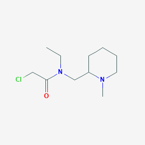 2-Chloro-N-ethyl-N-(1-methyl-piperidin-2-ylmethyl)-acetamide - 