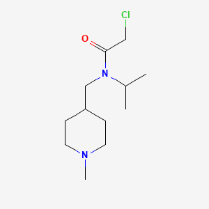 2-Chloro-N-isopropyl-N-(1-methyl-piperidin-4-ylmethyl)-acetamide - 