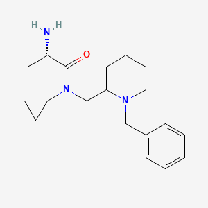 (S)-2-Amino-N-(1-benzyl-piperidin-2-ylmethyl)-N-cyclopropyl-propionamide - 