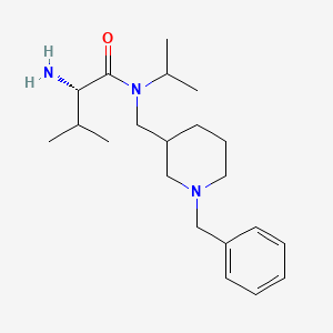 (2S)-2-Amino-N-((1-benzylpiperidin-3-yl)methyl)-N-isopropyl-3-methylbutanamide - 