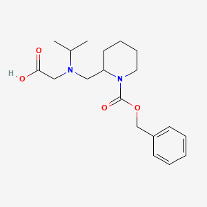 2-[(Carboxymethyl-isopropyl-amino)-methyl]-piperidine-1-carboxylic acid benzyl ester - 