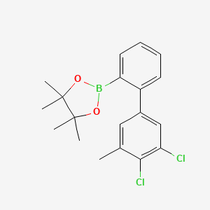 2-(3',4'-Dichloro-5'-methyl-[1,1'-biphenyl]-2-yl)-4,4,5,5-tetramethyl-1,3,2-dioxaborolane - 