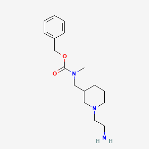 [1-(2-Amino-ethyl)-piperidin-3-ylmethyl]-methyl-carbamic acid benzyl ester - 