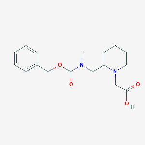 {2-[(Benzyloxycarbonyl-methyl-amino)-methyl]-piperidin-1-yl}-acetic acid - 