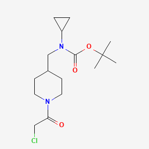 [1-(2-Chloro-acetyl)-piperidin-4-ylmethyl]-cyclopropyl-carbamic acid tert-butyl ester - 