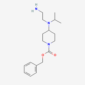 4-[(2-Amino-ethyl)-isopropyl-amino]-piperidine-1-carboxylic acid benzyl ester - 