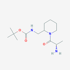 [1-((S)-2-Amino-propionyl)-piperidin-2-ylmethyl]-carbamic acid tert-butyl ester - 