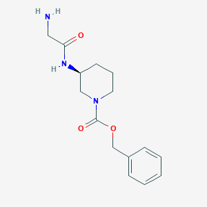 (S)-3-(2-Amino-acetylamino)-piperidine-1-carboxylic acid benzyl ester - 