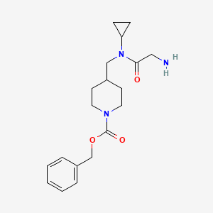 4-{[(2-Amino-acetyl)-cyclopropyl-amino]-methyl}-piperidine-1-carboxylic acid benzyl ester - 