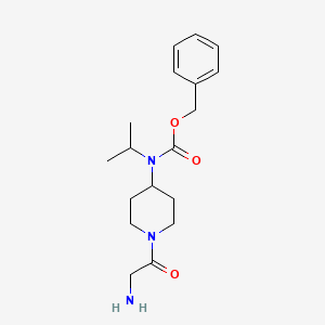 [1-(2-Amino-acetyl)-piperidin-4-yl]-isopropyl-carbamic acid benzyl ester - 