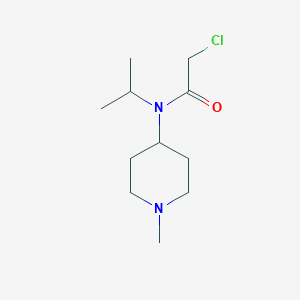 2-Chloro-N-isopropyl-N-(1-methyl-piperidin-4-yl)-acetamide - 