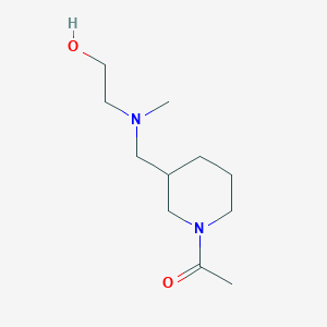 1-(3-{[(2-Hydroxy-ethyl)-methyl-amino]-methyl}-piperidin-1-yl)-ethanone - 