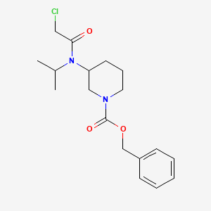 3-[(2-Chloro-acetyl)-isopropyl-amino]-piperidine-1-carboxylic acid benzyl ester - 