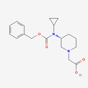 [(R)-3-(Benzyloxycarbonyl-cyclopropyl-amino)-piperidin-1-yl]-acetic acid - 