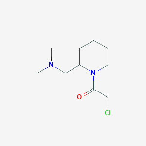 2-Chloro-1-(2-dimethylaminomethyl-piperidin-1-yl)-ethanone - 