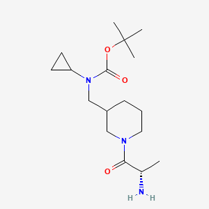 [1-((S)-2-Amino-propionyl)-piperidin-3-ylmethyl]-cyclopropyl-carbamic acid tert-butyl ester - 
