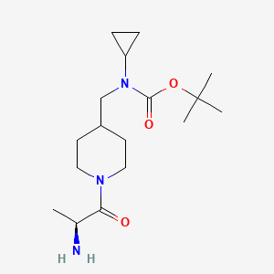 [1-((S)-2-Amino-propionyl)-piperidin-4-ylmethyl]-cyclopropyl-carbamic acid tert-butyl ester - 