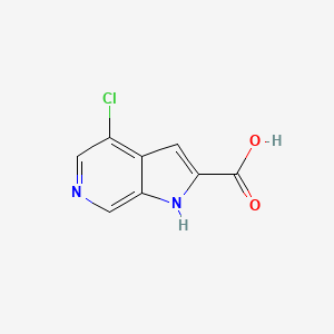 4-chloro-1H-pyrrolo[2,3-c]pyridine-2-carboxylic acid - 