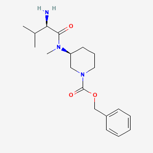 (S)-3-[((R)-2-Amino-3-methyl-butyryl)-methyl-amino]-piperidine-1-carboxylic acid benzyl ester - 