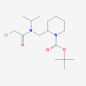 2-{[(2-Chloro-acetyl)-isopropyl-amino]-methyl}-piperidine-1-carboxylic acid tert-butyl ester - 