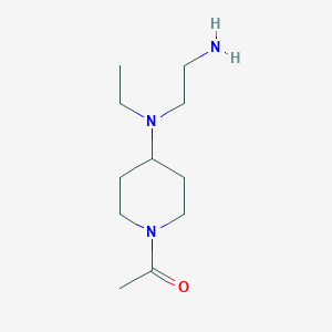 1-{4-[(2-Amino-ethyl)-ethyl-amino]-piperidin-1-yl}-ethanone - 