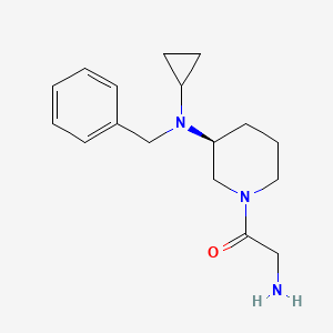 2-Amino-1-[(S)-3-(benzyl-cyclopropyl-amino)-piperidin-1-yl]-ethanone - 