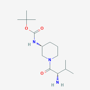[(R)-1-((S)-2-Amino-3-methyl-butyryl)-piperidin-3-yl]-carbamic acid tert-butyl ester - 