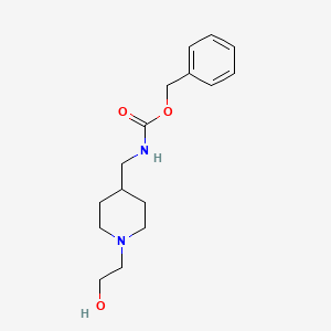 [1-(2-Hydroxy-ethyl)-piperidin-4-ylmethyl]-carbamic acid benzyl ester - 