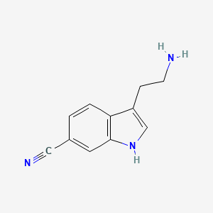 3-(2-aminoethyl)-1H-indole-6-carbonitrile - 