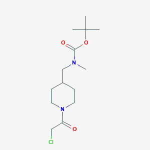 [1-(2-Chloro-acetyl)-piperidin-4-ylmethyl]-methyl-carbamic acid tert-butyl ester - 