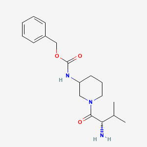 [1-((S)-2-Amino-3-methyl-butyryl)-piperidin-3-yl]-carbamic acid benzyl ester - 