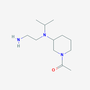 1-{3-[(2-Amino-ethyl)-isopropyl-amino]-piperidin-1-yl}-ethanone - 