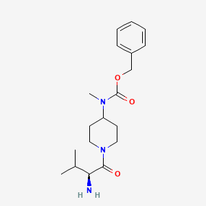 [1-((S)-2-Amino-3-methyl-butyryl)-piperidin-4-yl]-methyl-carbamic acid benzyl ester - 