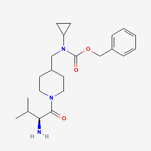 [1-((S)-2-Amino-3-methyl-butyryl)-piperidin-4-ylmethyl]-cyclopropyl-carbamic acid benzyl ester - 