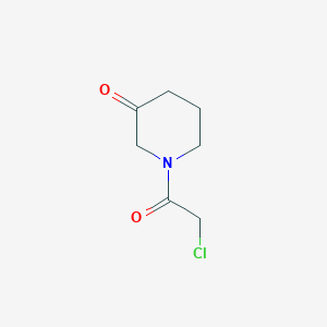 1-(2-Chloro-acetyl)-piperidin-3-one - 