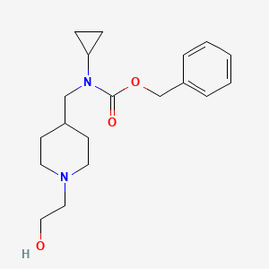 Cyclopropyl-[1-(2-hydroxy-ethyl)-piperidin-4-ylmethyl]-carbamic acid benzyl ester - 