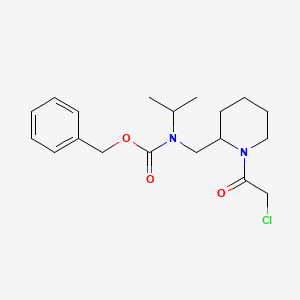 [1-(2-Chloro-acetyl)-piperidin-2-ylmethyl]-isopropyl-carbamic acid benzyl ester - 
