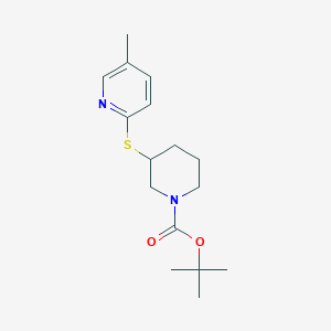 3-(5-Methyl-pyridin-2-ylsulfanyl)-piperidine-1-carboxylic acid tert-butyl ester - 