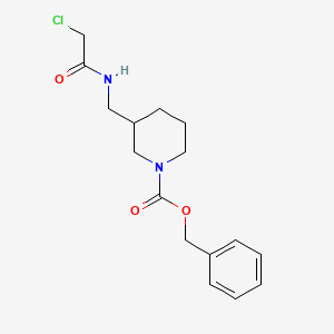 3-[(2-Chloro-acetylamino)-methyl]-piperidine-1-carboxylic acid benzyl ester - 