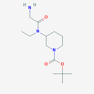 3-[(2-Amino-acetyl)-ethyl-amino]-piperidine-1-carboxylic acid tert-butyl ester - 