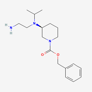 (S)-3-[(2-Amino-ethyl)-isopropyl-amino]-piperidine-1-carboxylic acid benzyl ester - 