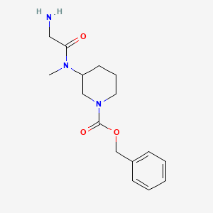 3-[(2-Amino-acetyl)-methyl-amino]-piperidine-1-carboxylic acid benzyl ester - 