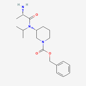 (R)-3-[((S)-2-Amino-propionyl)-isopropyl-amino]-piperidine-1-carboxylic acid benzyl ester - 