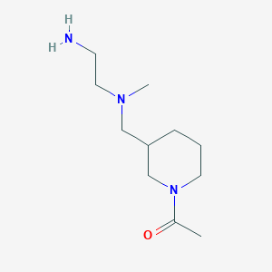 1-(3-{[(2-Amino-ethyl)-methyl-amino]-methyl}-piperidin-1-yl)-ethanone - 