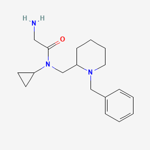 2-Amino-N-((1-benzylpiperidin-2-yl)methyl)-N-cyclopropylacetamide - 