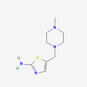 5-[(4-Methyl-1-piperazinyl)methyl]-2-thiazolamine - 