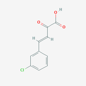 (E)-4-(3-chlorophenyl)-2-oxobut-3-enoic acid - 