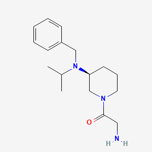 2-Amino-1-[(S)-3-(benzyl-isopropyl-amino)-piperidin-1-yl]-ethanone - 