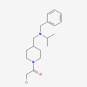 1-{4-[(Benzyl-isopropyl-amino)-methyl]-piperidin-1-yl}-2-chloro-ethanone - 